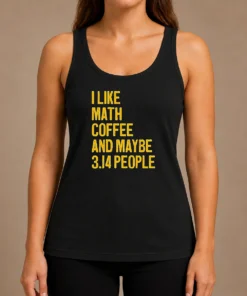 Perfect Hot I Like Math Coffee And Maybe 314 People Tank Top