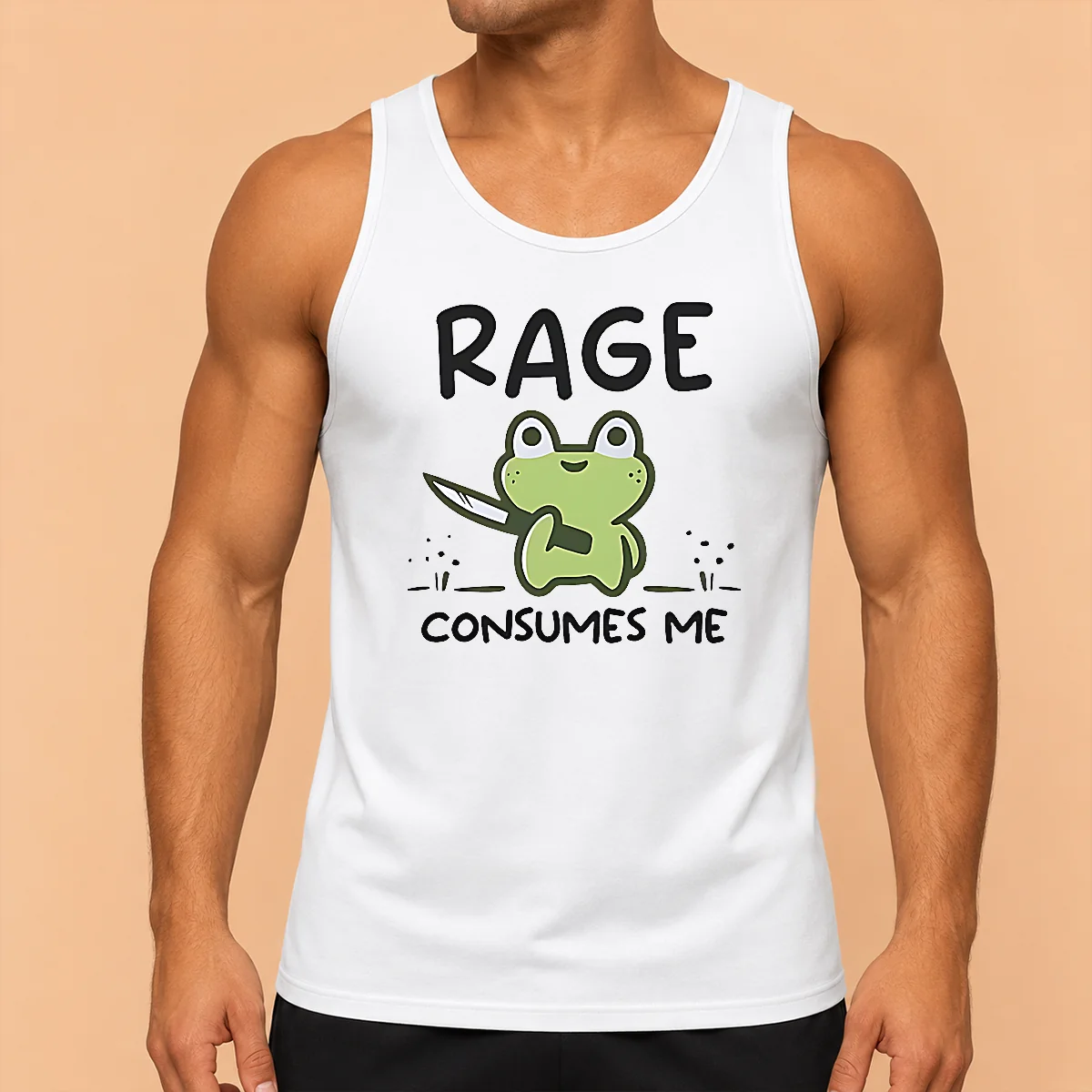 Premium Awesome Rage Consumes Me Frog Tank Top