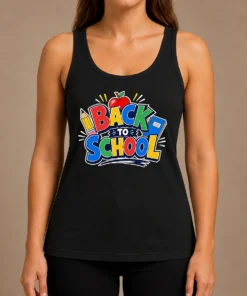 Premium Back To School Excitement Graphic Tank Top