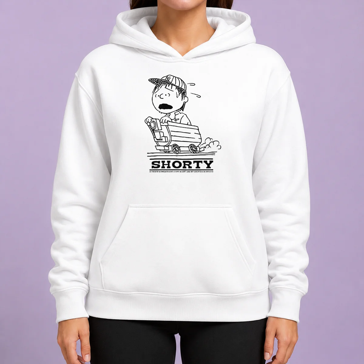 Premium Charlie Brown Peanuts Shorty A Pirate'S Sweatshirt Copy Right 1995 By Goon Hoodie