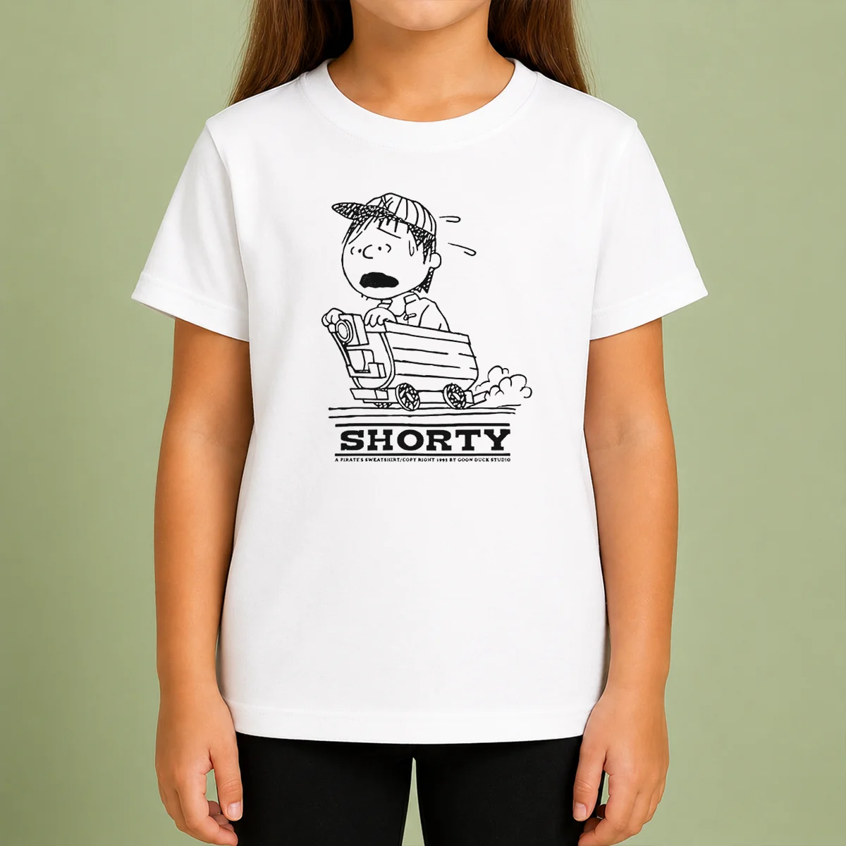 Premium Charlie Brown Peanuts Shorty A Pirate'S Sweatshirt Copy Right 1995 By Goon Kids T-Shirt