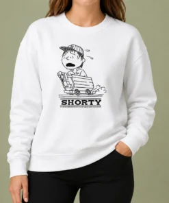 Premium Charlie Brown Peanuts Shorty A Pirate'S Sweatshirt Copy Right 1995 By Goon Sweater