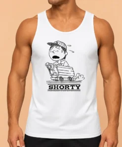 Premium Charlie Brown Peanuts Shorty A Pirate'S Sweatshirt Copy Right 1995 By Goon Tank Top