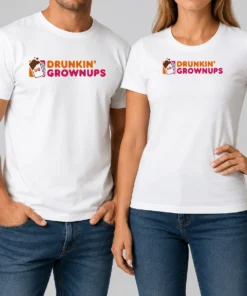 Premium Funny Drunkin Grownups DG Mug Logo Parody