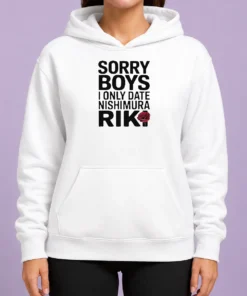 Premium Funny Sorry Boys I Only Date Nishimura Riki Ni Ki Hoodie
