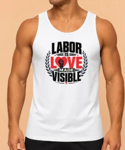 Premium Good Labor Is Love Made Visible Silhouette Tank Top