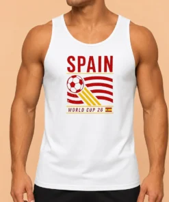 Premium Good Spain National Football Team World Cup 26 Soccer Team Tank Top