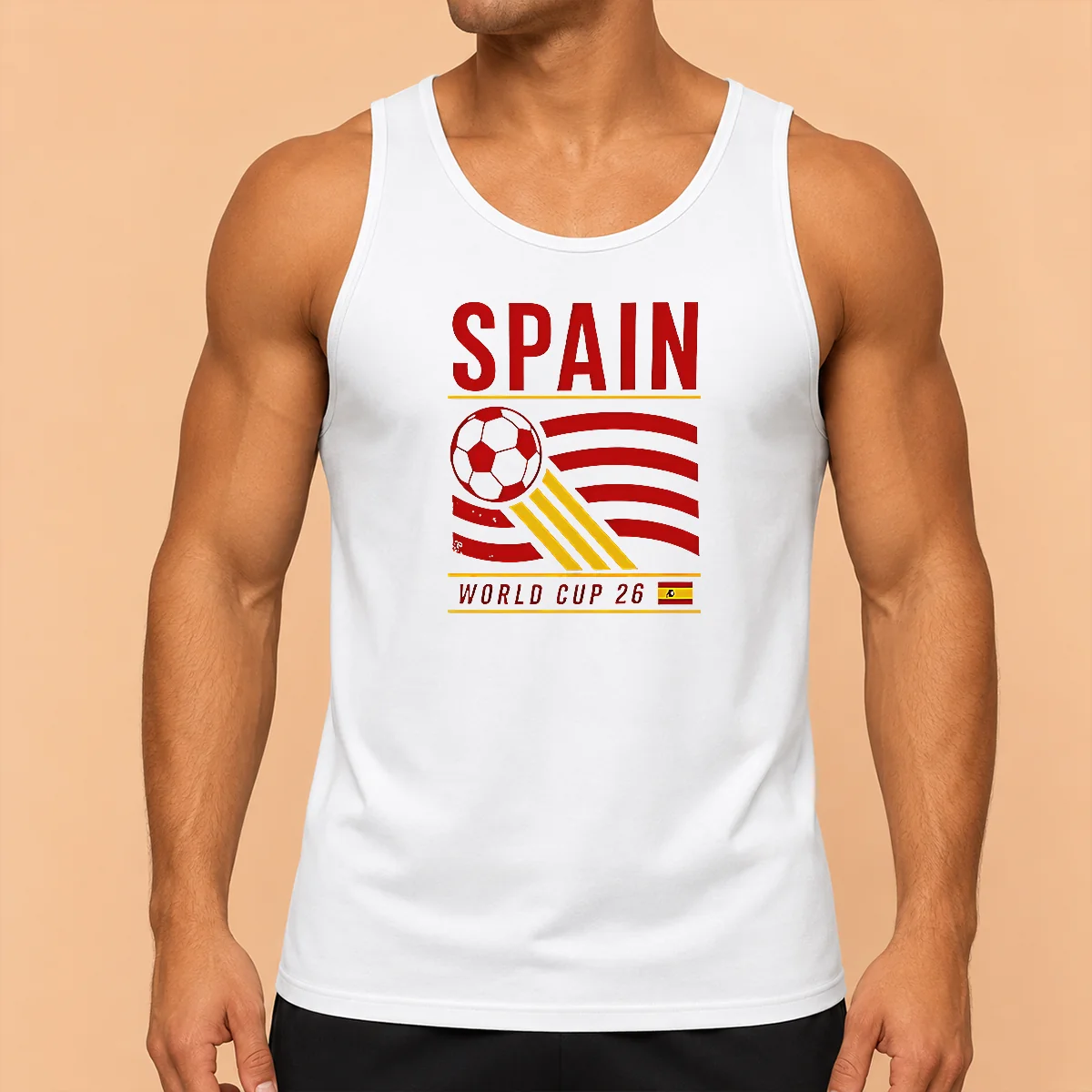 Premium Good Spain National Football Team World Cup 26 Soccer Team Tank Top