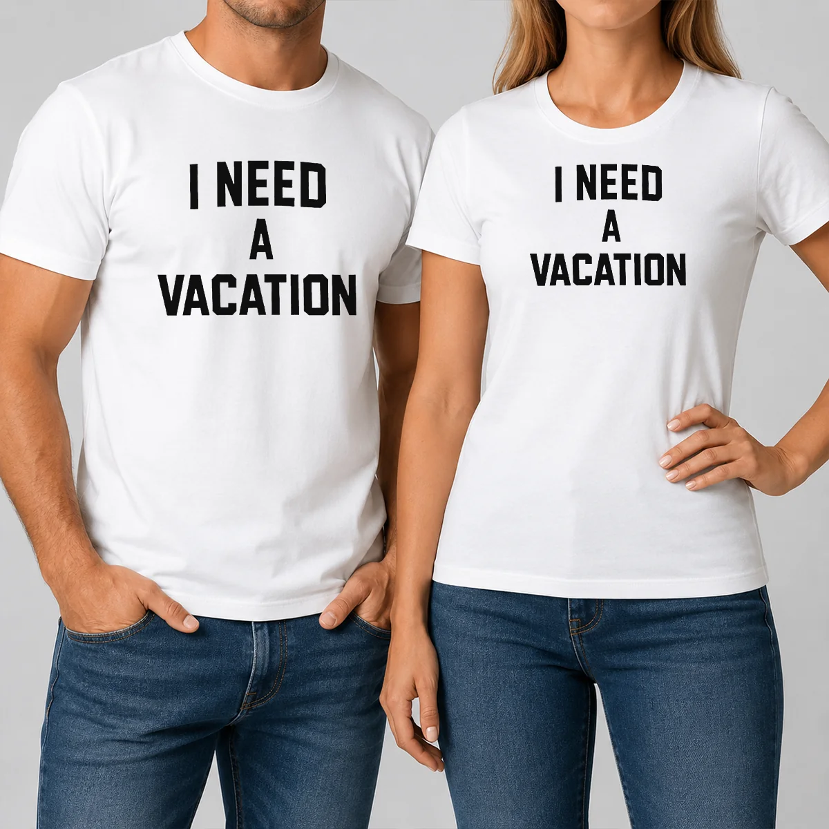 Premium I Need A Vacation Text Shirt Premium I Need A Vacation Text Shirt
