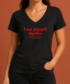 Premium I Out Pizzad The Hut And Now The CIA Is Trying To Assassinate Me V-Neck Shirt