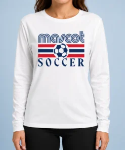 Premium Mascot Soccer Country Fan Long Sleeve Shirt