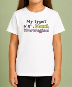 Premium My Type 6'5 Blond Norwegian Kids T-Shirt
