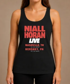 Premium Niall Horan Live Nashville Hershey Tour Tank Top