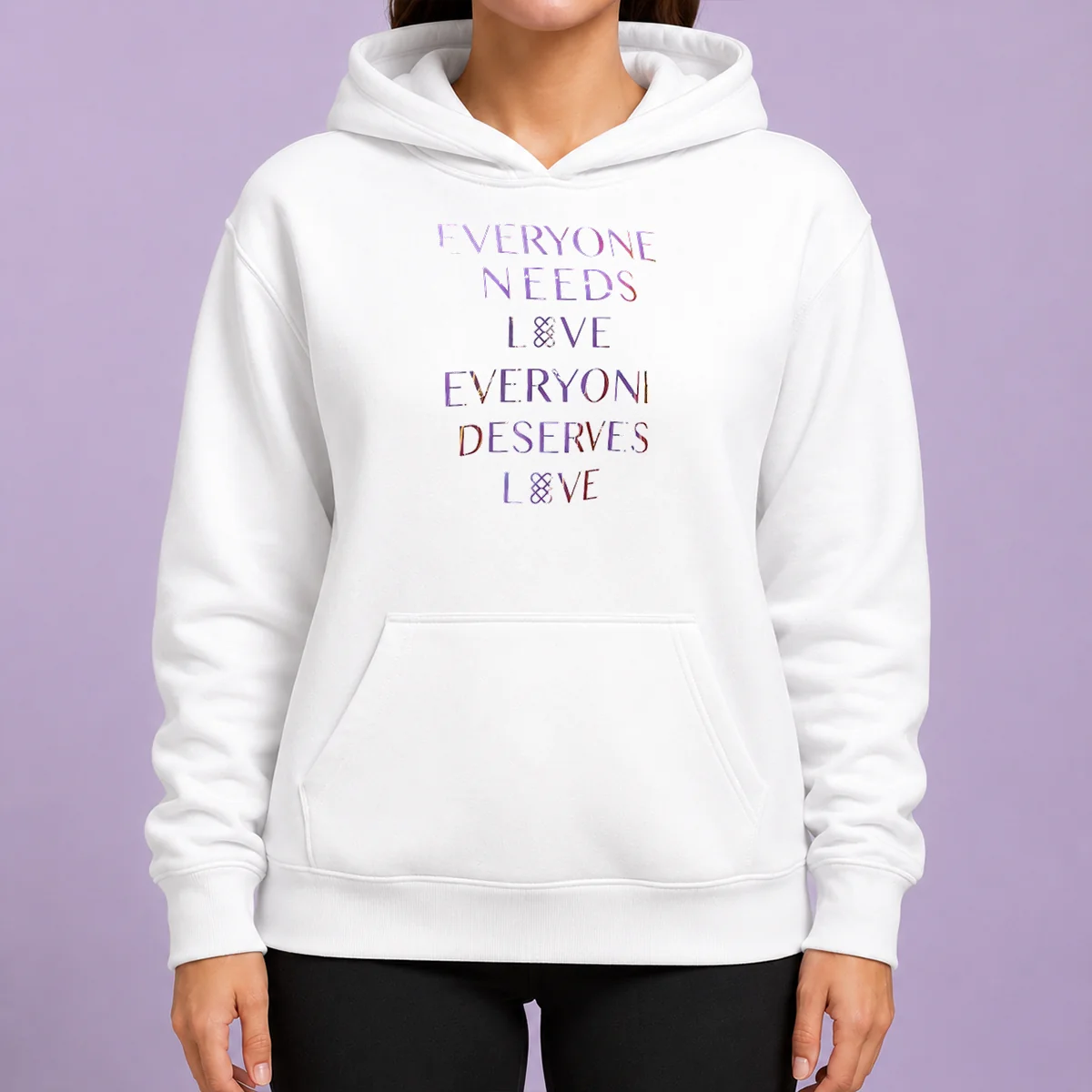 Premium Official Everyone Needs Love Everyone Deserves Love Hoodie