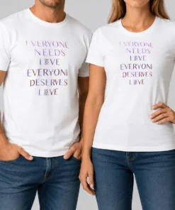 Premium Official Everyone Needs Love Everyone Deserves Love