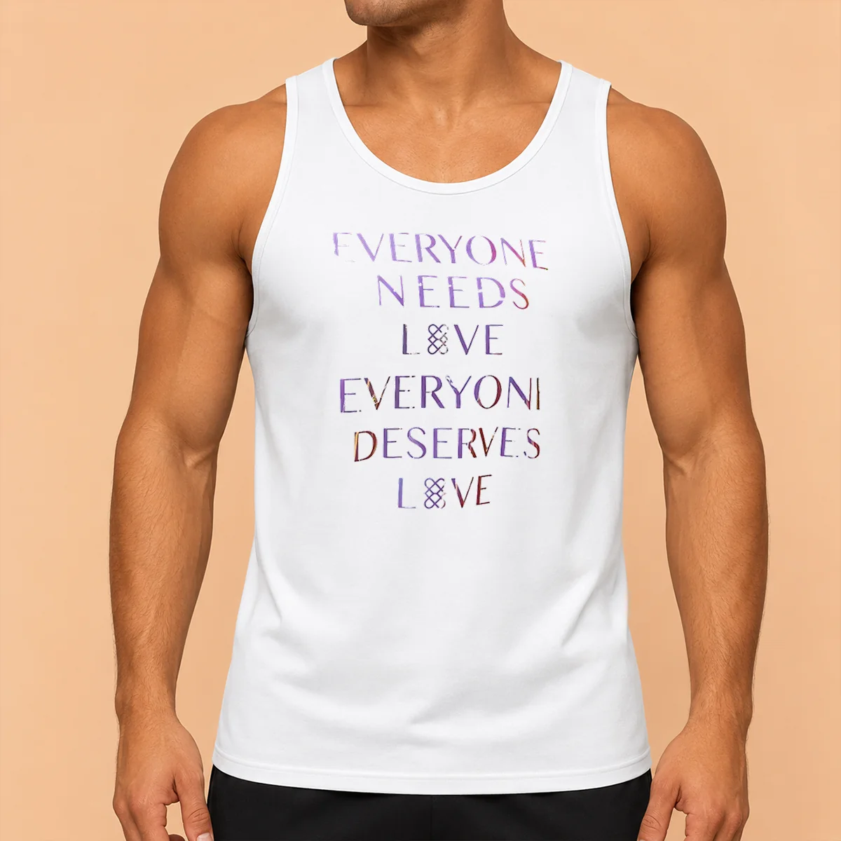 Premium Official Everyone Needs Love Everyone Deserves Love Tank Top