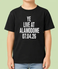 Premium Original Ye Live At Alamodome July 4 2026 Kids T-Shirt