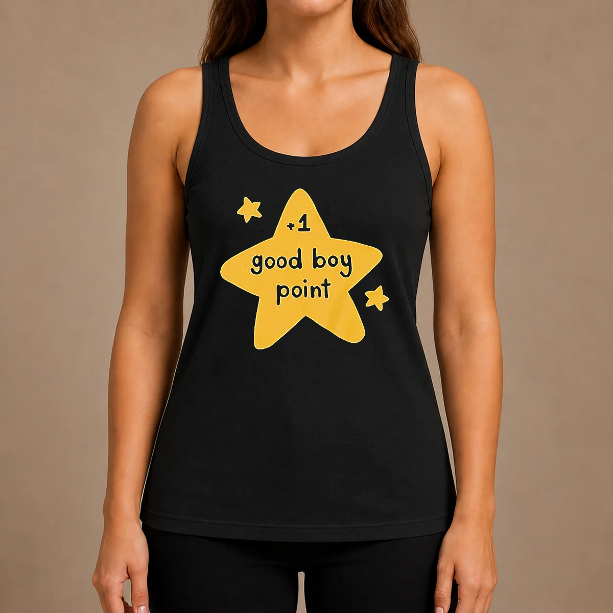 Premium Plus 1 Good Boy Point Star Reward Positive Reinforcement Tank Top