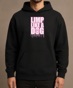 Premium Pretty Limp Like A Dog Paw Print Hoodie