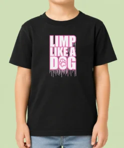 Premium Pretty Limp Like A Dog Paw Print Kids T-Shirt
