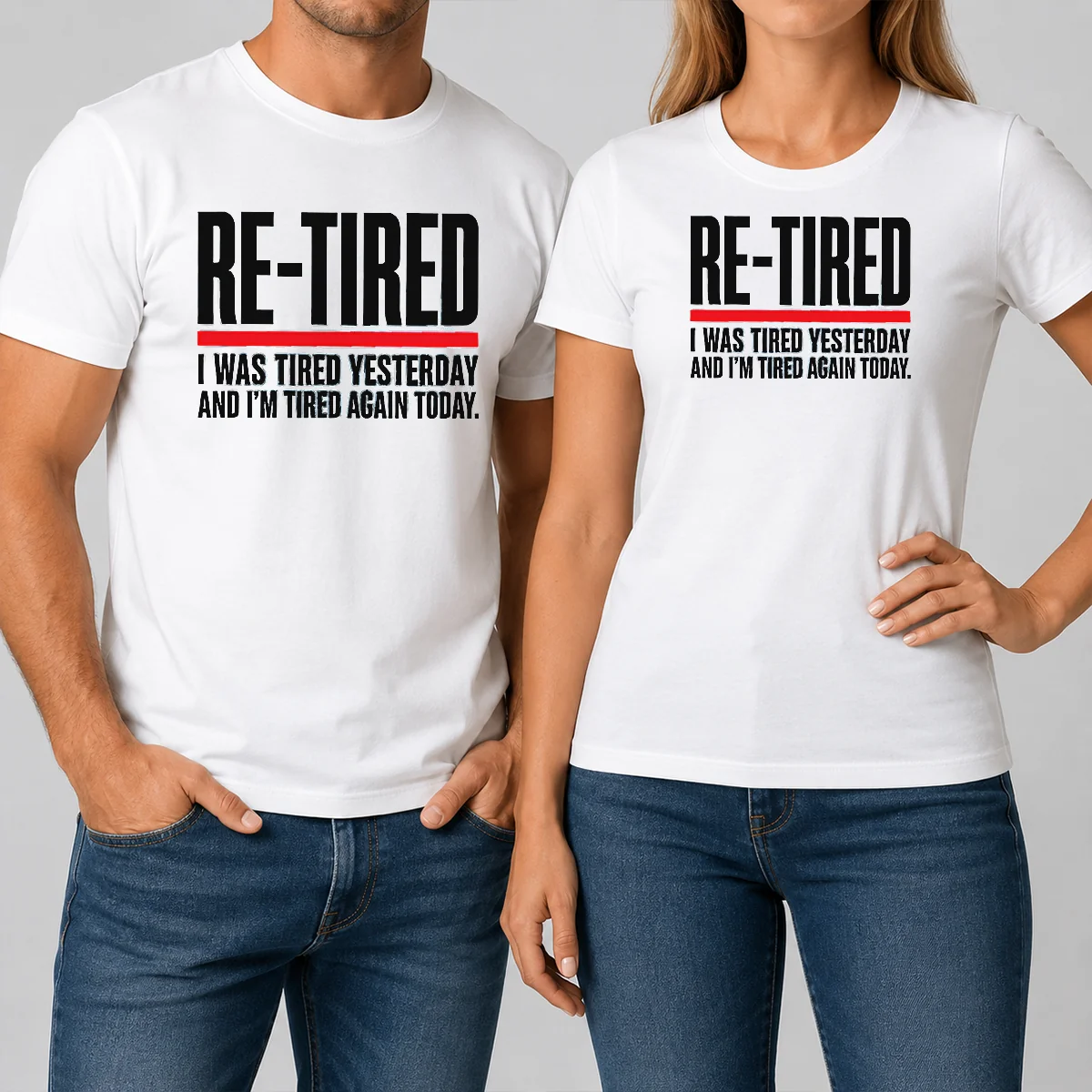 Premium Pretty RE TIRED Funny Office Shirt Premium Pretty RE TIRED Funny Office Shirt