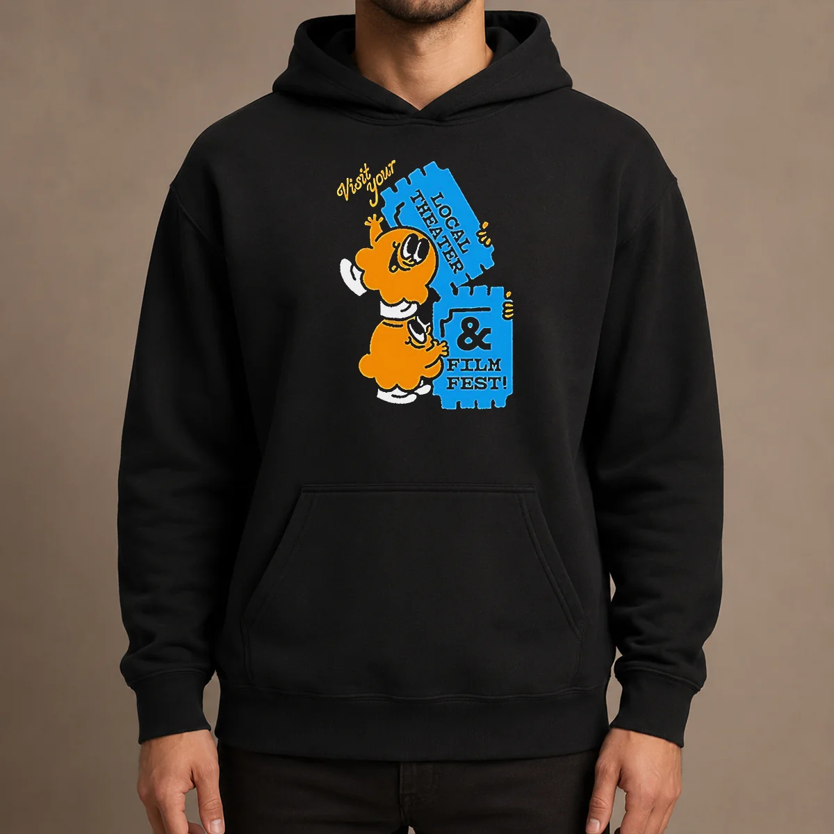 Premium Pretty Visit Your Local Theater And Film Fest Hoodie