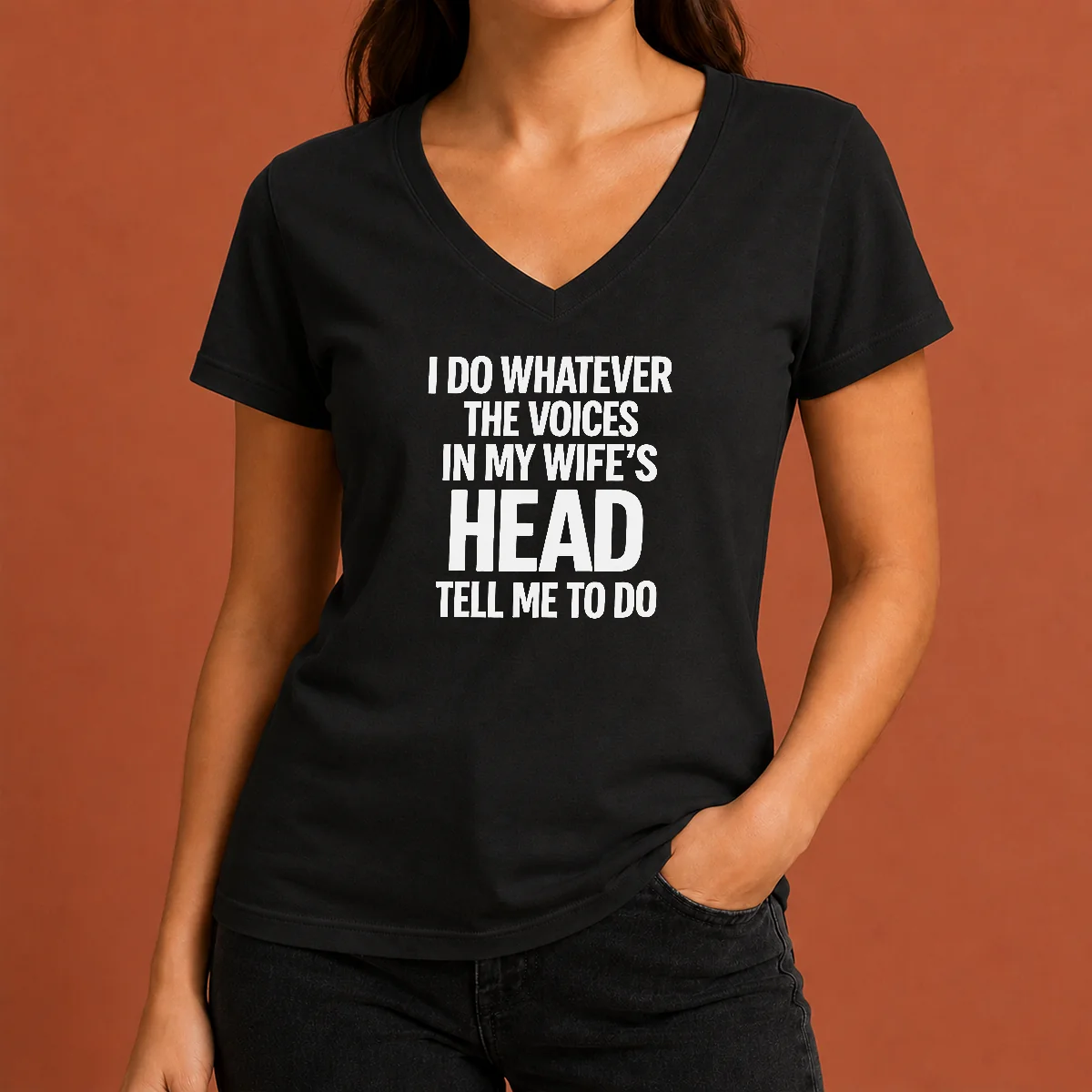 Premium Top I Do Whatever The V-Neck Shirt Premium Top I Do Whatever The V-Neck Shirt