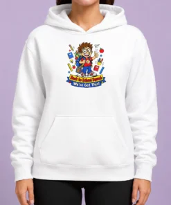 Pretty Awesome Back To School Cartoon Squad For Kids Hoodie