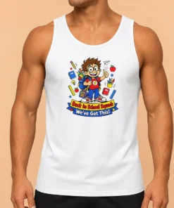 Pretty Awesome Back To School Cartoon Squad For Kids Tank Top
