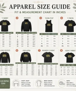 Size chart for Pretty Do Not Overestimate My Ability To Do Stuff with measurements in inches and cm