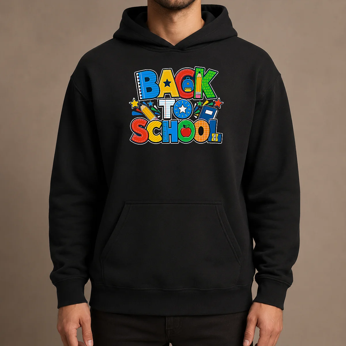 Pretty Exciting Back To School Silhouette For Students Hoodie