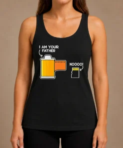 Pretty Film Canister Telling The Scared SD Memory Card I Am Your Father Meme Tank Top