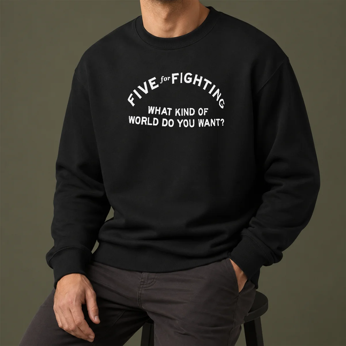 Pretty Five For Fighting What Kind Of World Do You Want Sweater