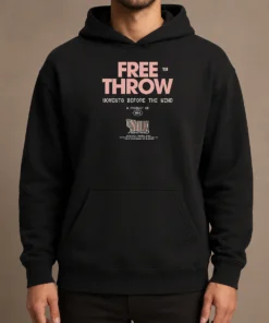 Pretty Free Throw Moments Before The Wind A Product Of Wax Promotional Barcode Label Hoodie