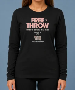 Pretty Free Throw Moments Before The Wind A Product Of Wax Promotional Barcode Label Long Sleeve Shirt