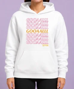 Pretty Gooalll Spin Soccer Fan Goal Hoodie