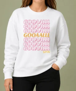 Pretty Gooalll Spin Soccer Fan Goal Sweater
