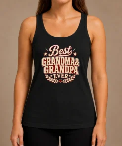 Pretty Grandparents Day Best Ever Vintage Vector Tank Top
