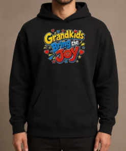 Pretty Grandparents Day Grandkids Bring The Joy Pop Art Hoodie