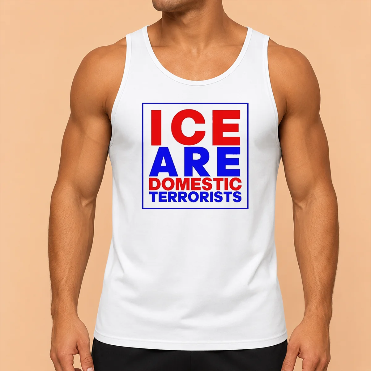 Pretty ICE Are Domestic Terrorists Tank Top