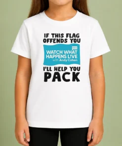 Pretty If This Flag Offends You Watch What Happens Live With Andy Cohen I Will Help You Kids T-Shirt