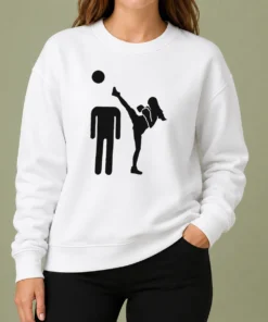 Pretty Kick Him Funny Sweater