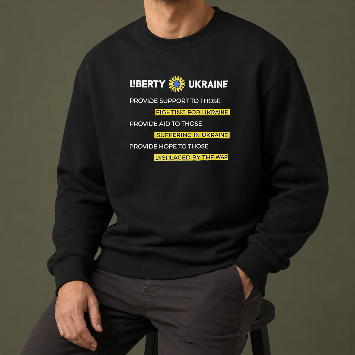 Pretty Liberty Ukraine Support Aid And Hope For Those Affected By The War Sweater