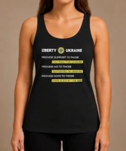 Pretty Liberty Ukraine Support Aid And Hope For Those Affected By The War Tank Top