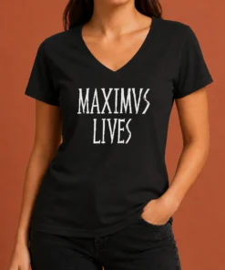 Pretty Maximus Lives V-Neck Shirt