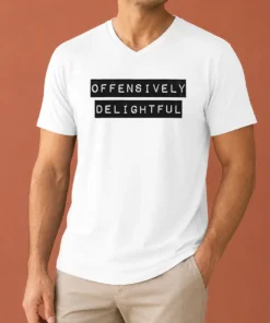 Pretty Offensively Delightful V-Neck Shirt