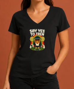 Pretty Say Yes To Tren V-Neck Shirt