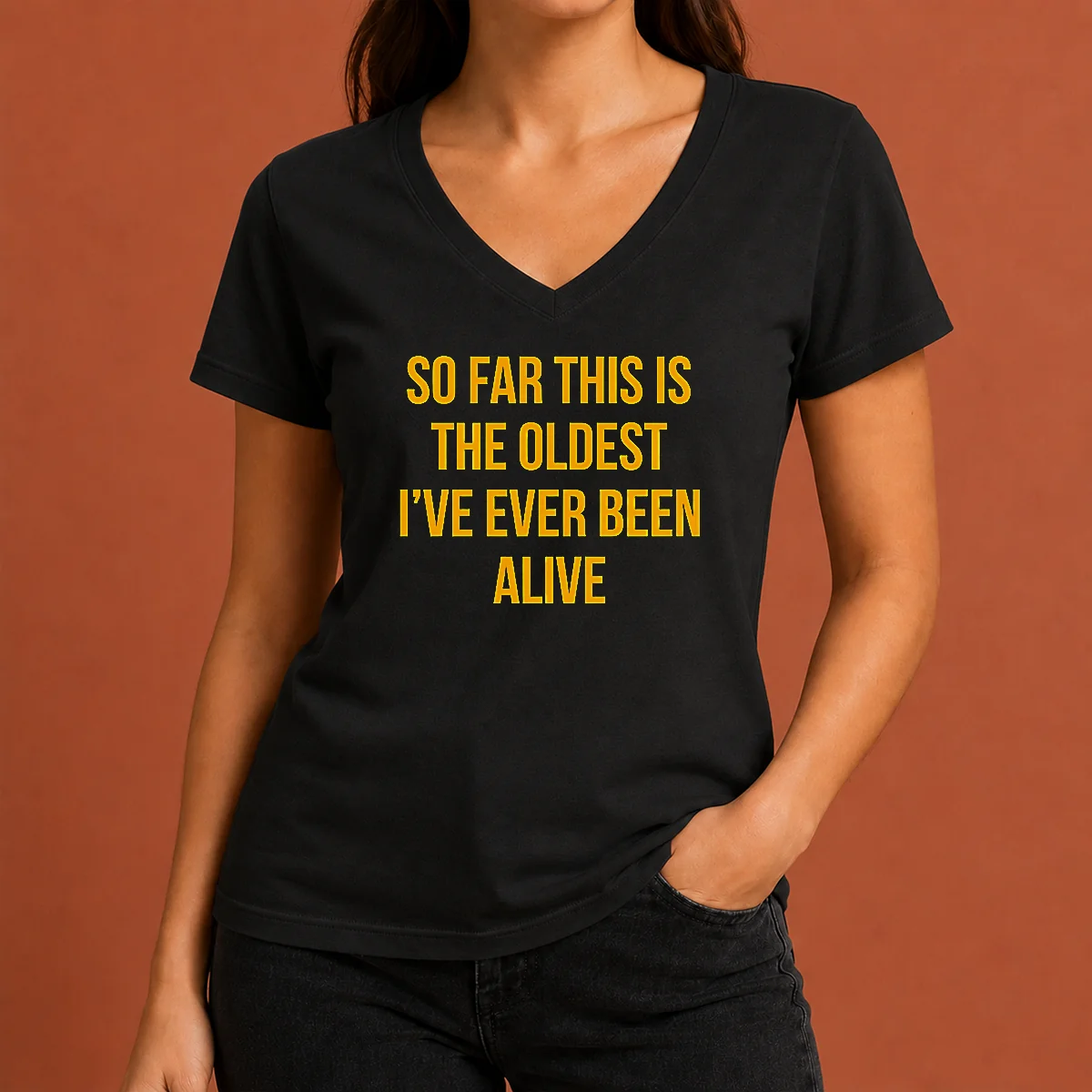 Pretty So Far This Is The V-Neck Shirt Pretty So Far This Is The V-Neck Shirt