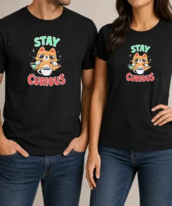 Pretty Stay Curious Science Cat Chemistry Laboratory