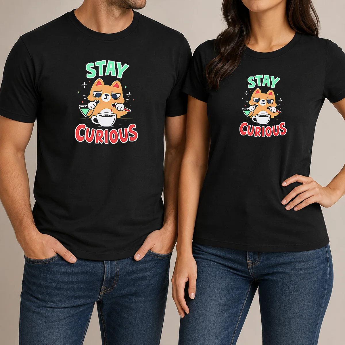 Pretty Stay Curious Science Cat Chemistry Shirt Pretty Stay Curious Science Cat Chemistry Shirt